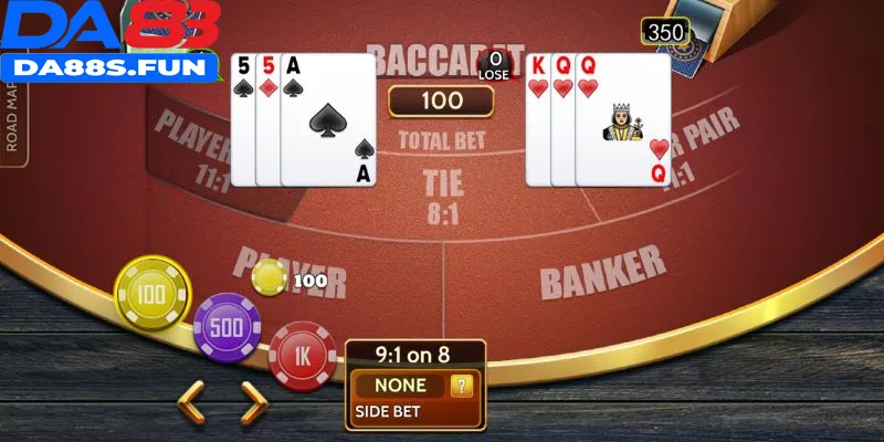 Baccarat DA88 rút quân thứ 3